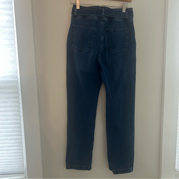 Boden jeans tie waist slim straight jeans- size 6R - Picture 7 of 11